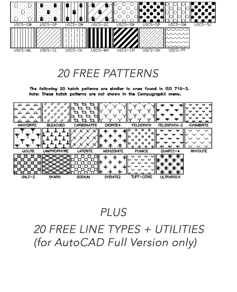 autocad hatch patterns download